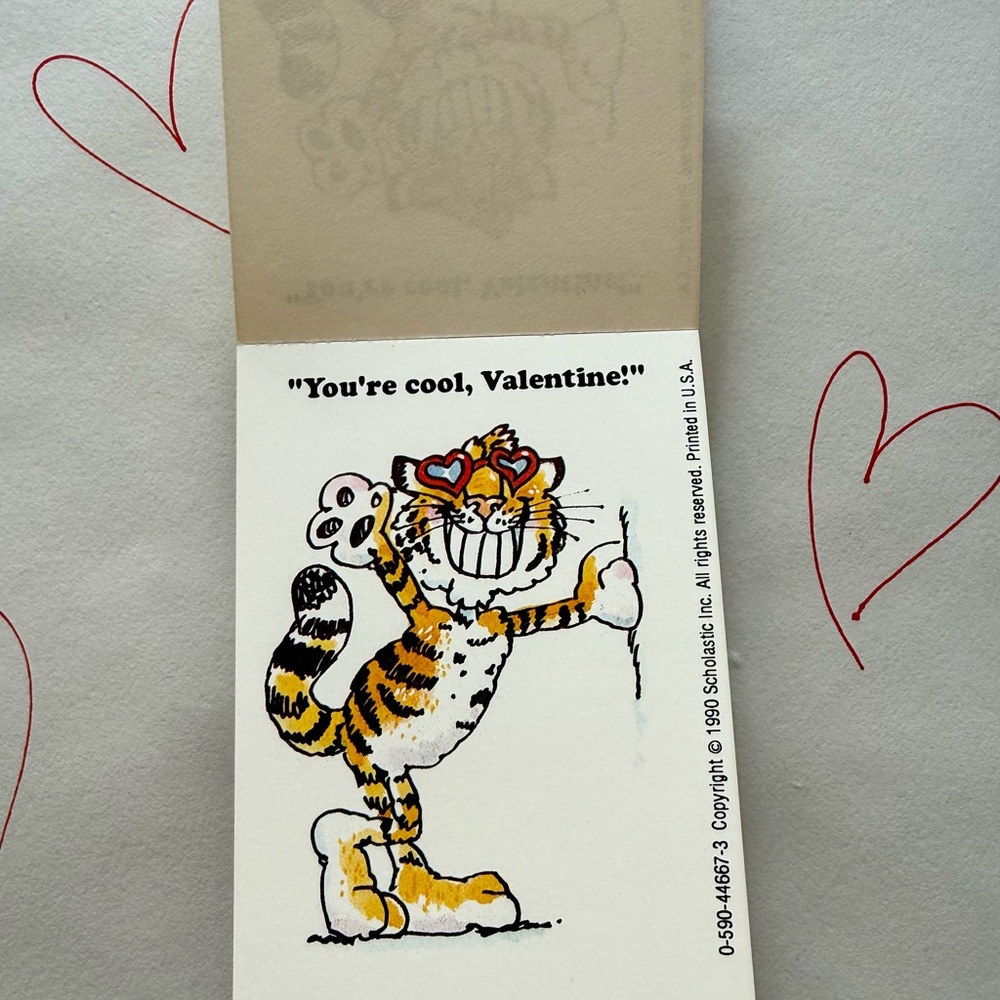 Vintage Scholastic Inc. Valentine’s Day Cards